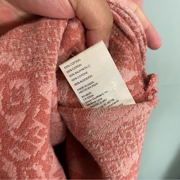 Free People Brick Lane Jacquard Maxi Shirt Jacket Floral Pink Small - Picture 6 of 7